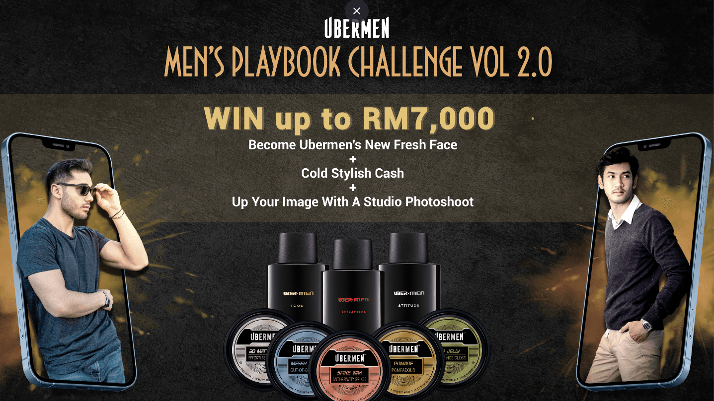 Be The Next Face Of UBERMEN With The Men’s PlayBook Challenge Vol.2!