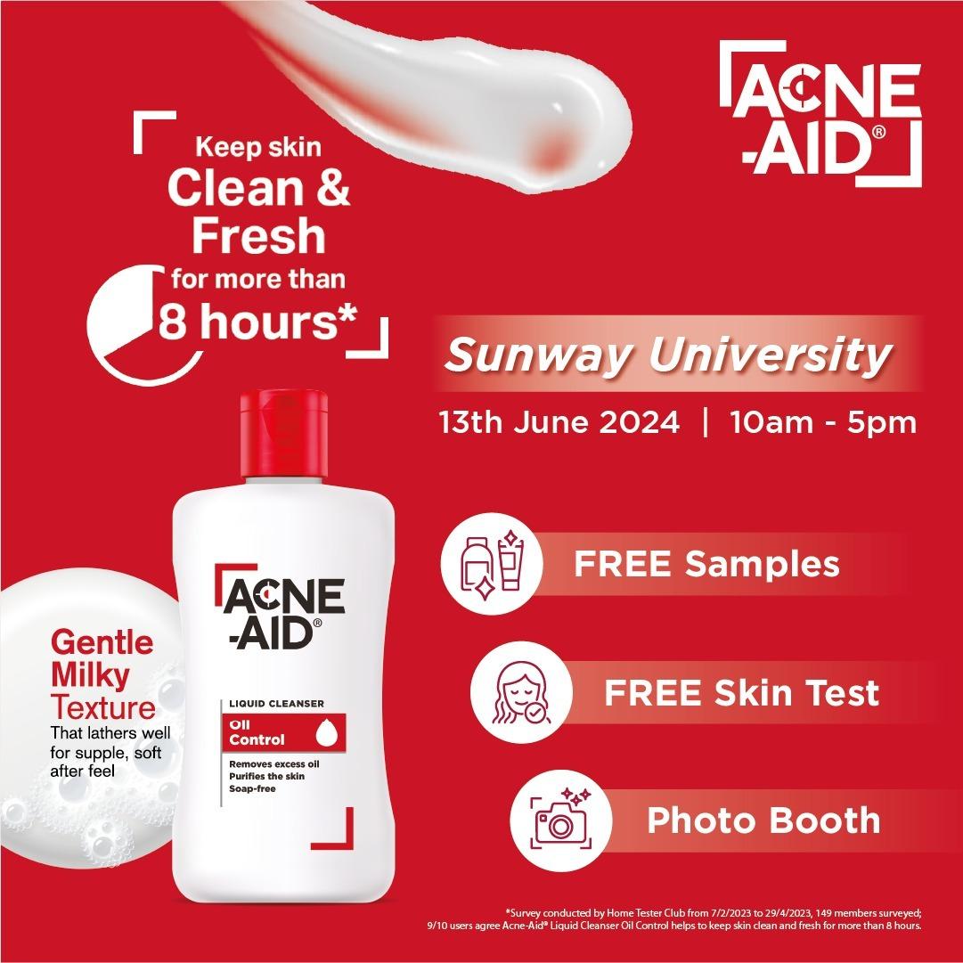 8 Hours Acne Aid Clean Fresh Challenge is here at Sunway University