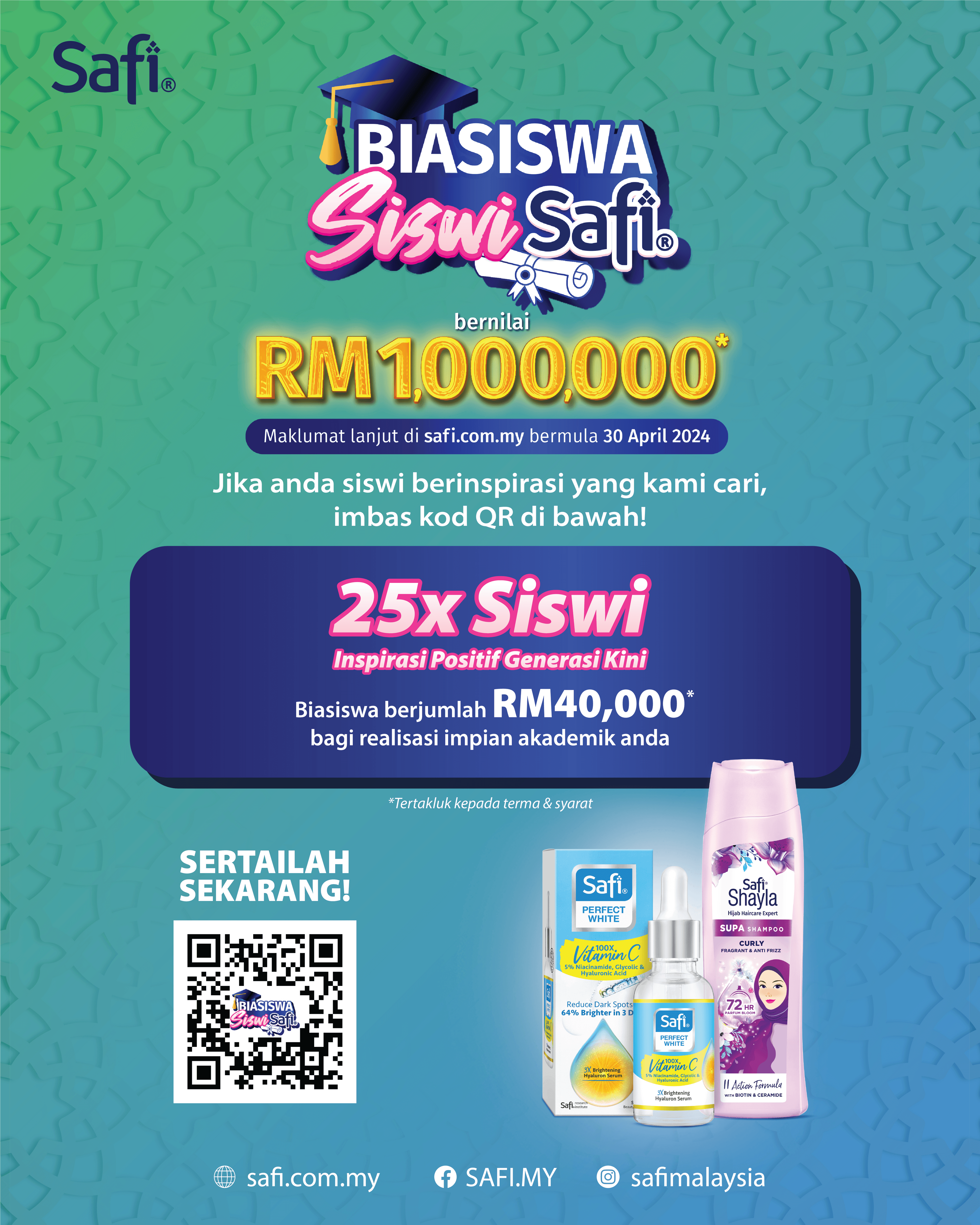 Biasiswa Siswi Safi 2024!