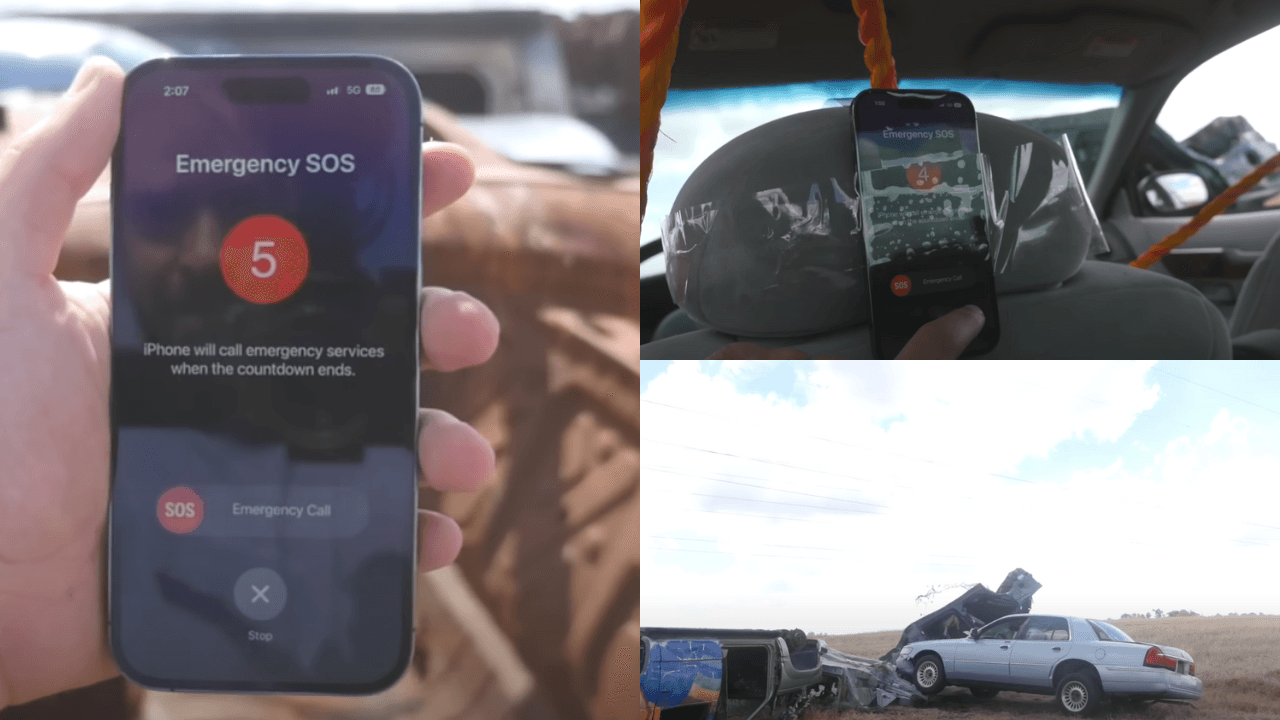 Yup It Works! YouTuber Crashes Car To Test iPhone 14's New Feature