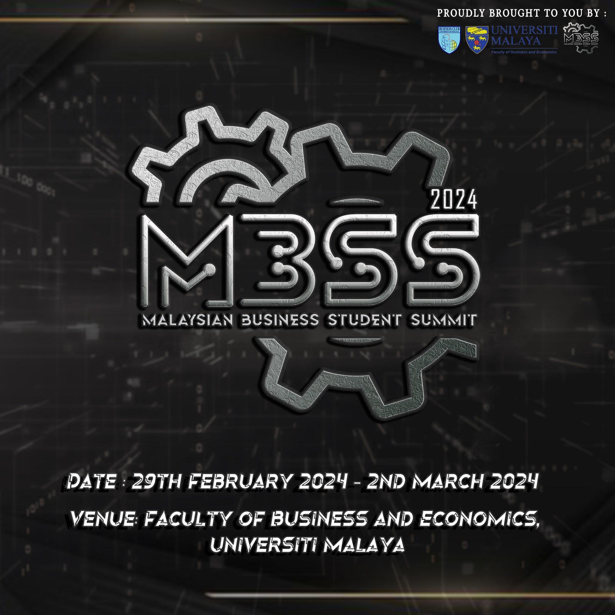 Malaysian Business Student Summit (MBSS) 2024